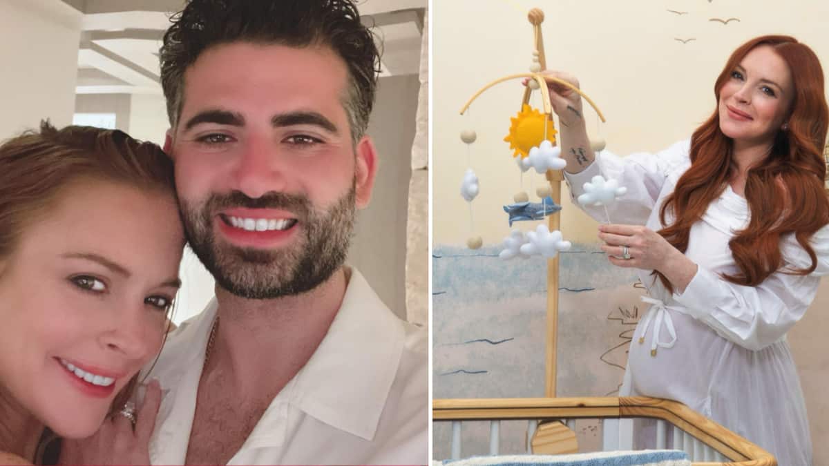 Lindsay Lohan y Bader Shammas dan la bienvenida a su primer bebé