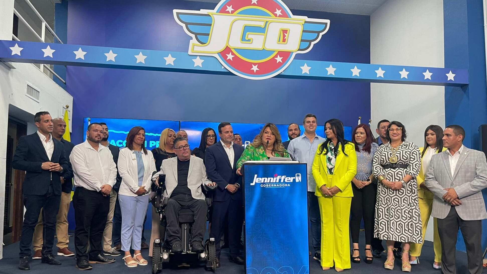 La comisionada residente presentó, hoy, el listado de los candidatos que gozan de su endoso.