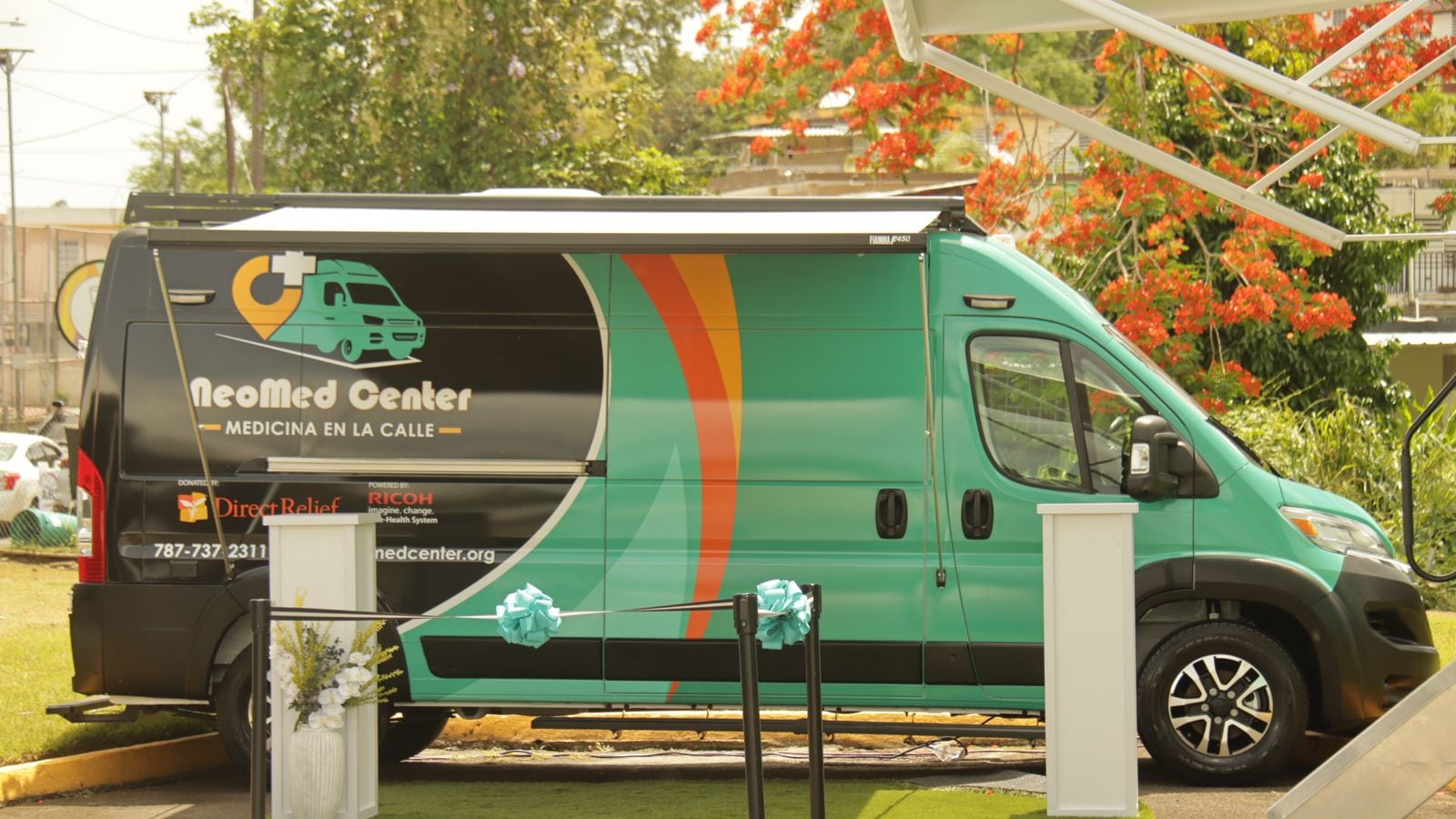 La unidad móvil de Medicina en la Calle.