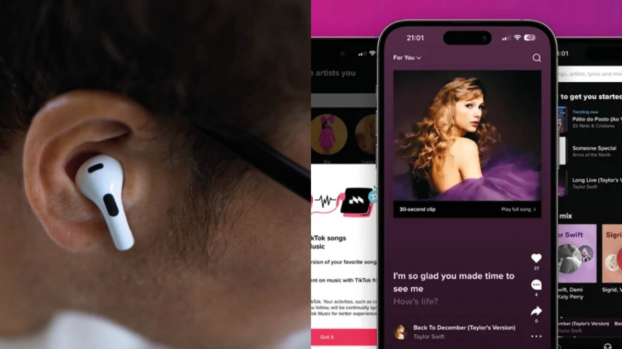 Nace TikTok Music, la competencia directa de Spotify y Apple Music: este será su precio y puede interesarte