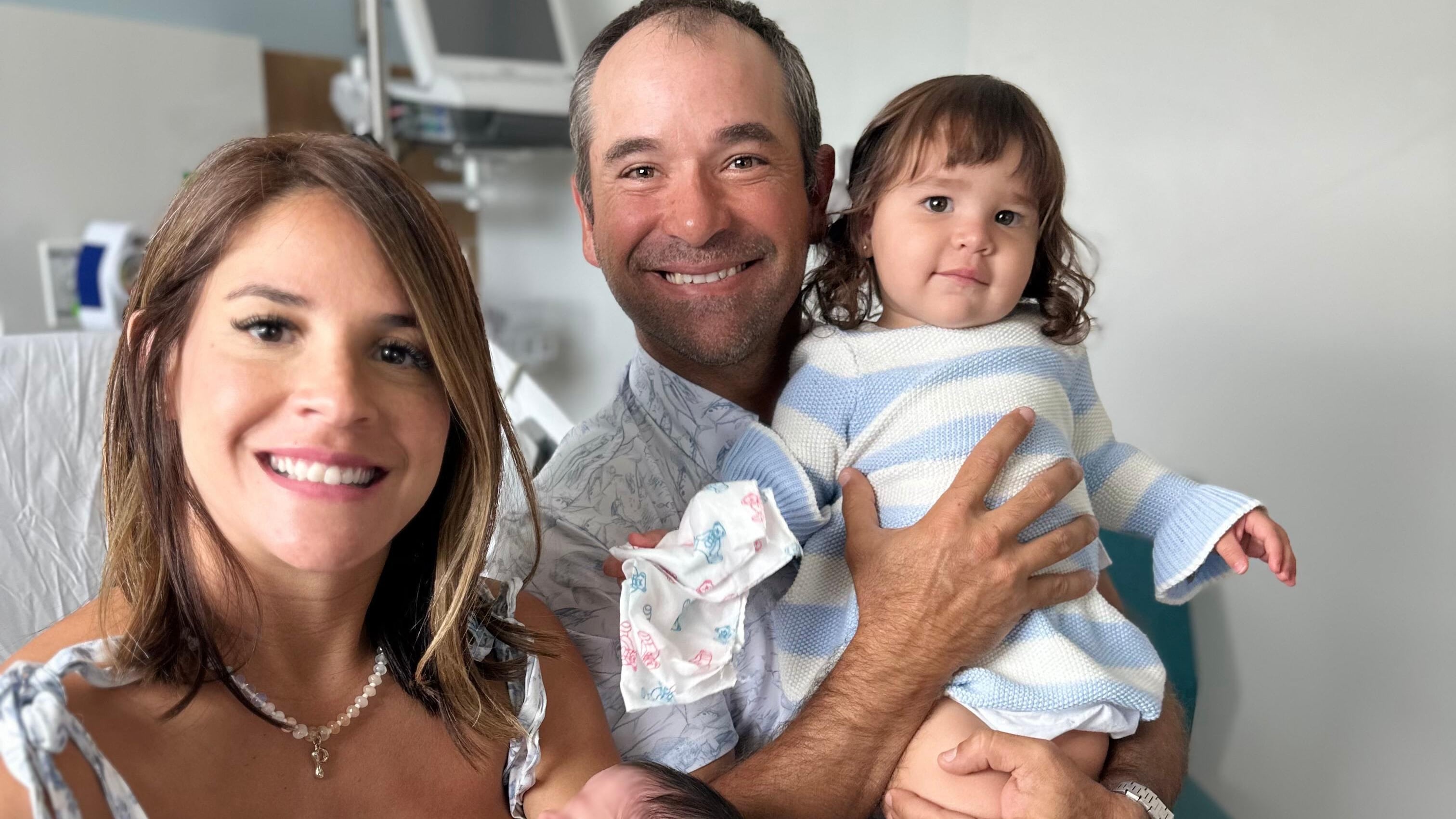 Rafa Campos y su familia