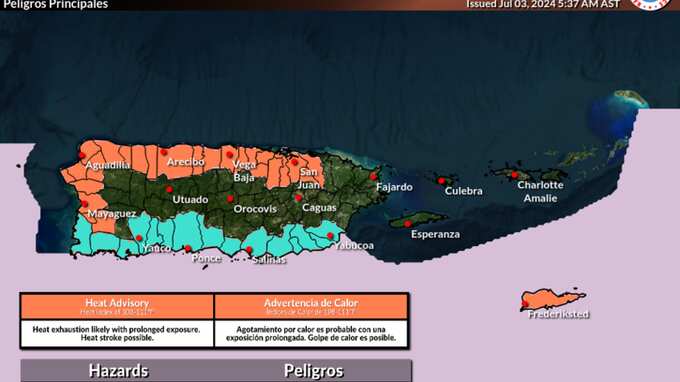 Tiempo en Puerto Rico.