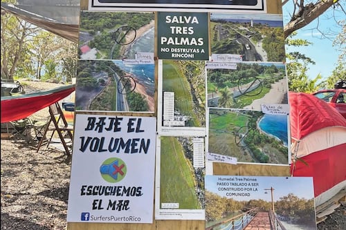Apelaciones ordena paralizar obras en la Reserva Marina Tres Palmas