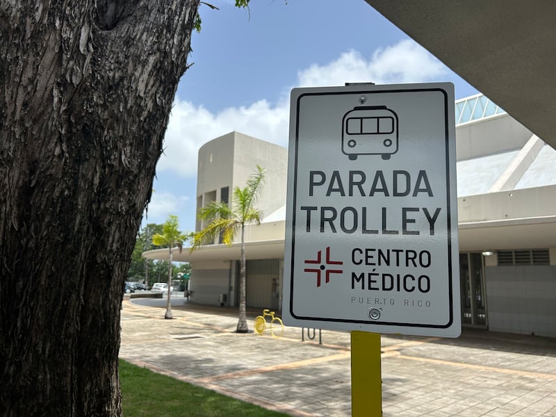 Rótulo de Trolley Centro Médico