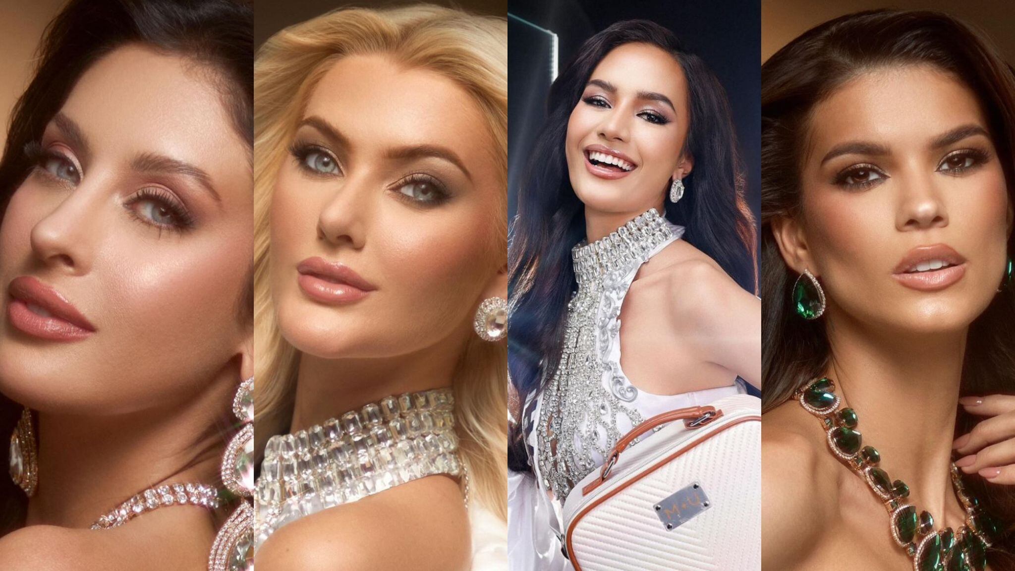 Candidatas de Puerto Rico, Dinamarca, Tailandia y Venezuela.