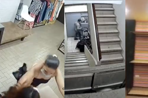 VIDEO: Mujeres se hacen pasar por clientas,  amarran a empleada de tienda y se llevan toda la mercancía