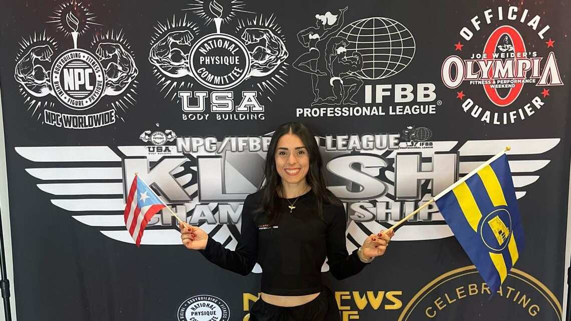 La candidata independiente para la alcaldía de Guánica obtuvo tres medallas en una competencia de fisiculturismo.