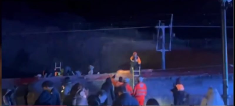 Choque de trenes en España