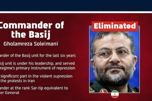 Irán confirma muerte de comandante de la milicia Basij en bombardeos en Teherán