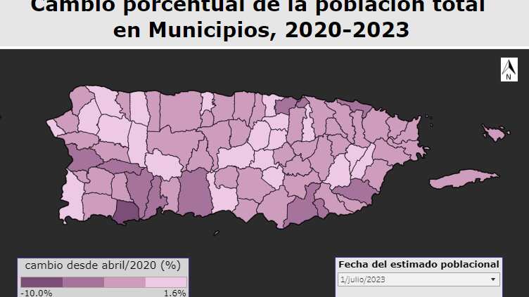 Decrecimiento poblacional en Puerto Rico.