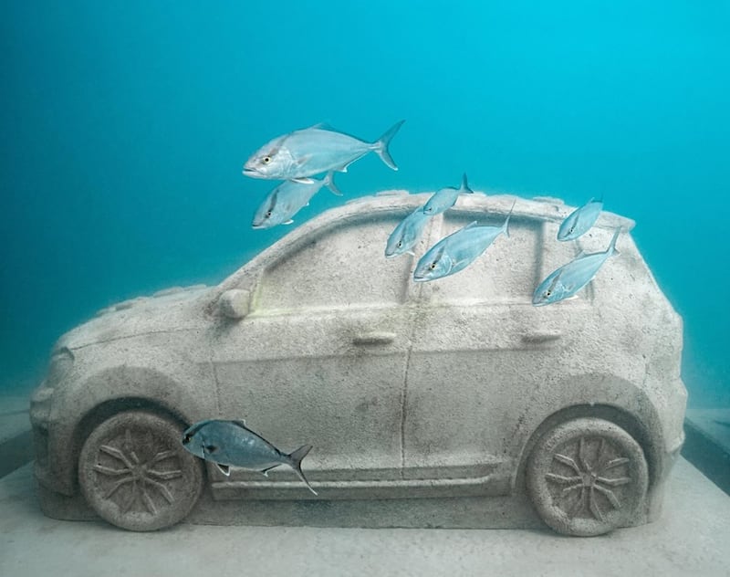 Cuando los autos se convierten en corales