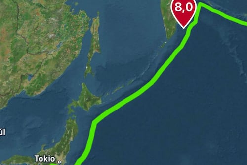 Japón reporta fuerte terremoto cerca de la península rusa de Kamchatka