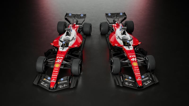 Foto del nuevo monoplaza de Fórmula 1 de Ferrari, el SF26, que será conducido por Lewis Hamilton y Charles Leclerc en la próxima temporada, en Maranello, Italia, 23 de enero de 2026. (Fórmula Uno, Italia) EFE/EPA/Scuderia Ferrari Press Office / HO PHOTO TO BE USED SOLELY TO ILLUSTRATE NEWS REPORTING OR COMMENTARY ON THE FACTS OR EVENTS DEPICTED IN THIS IMAGE - NO ARCHIVING - NO LICENSINGHANDOUT EDITORIAL USE ONLY/NO SALES