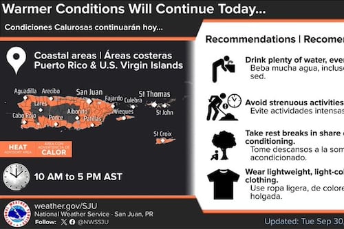 Pronostican que el último día de septiembre será muy caluroso