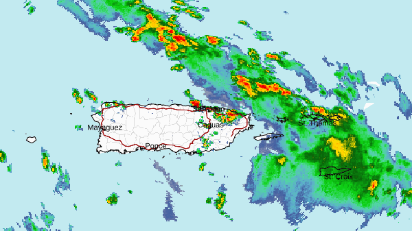 advertencia de inundaciones para el noreste de Puerto Rico