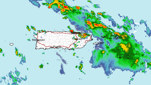 advertencia de inundaciones para el noreste de Puerto Rico