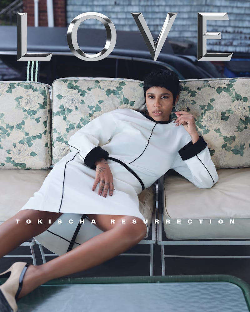 Tokischa en la portada de Love Magazine.