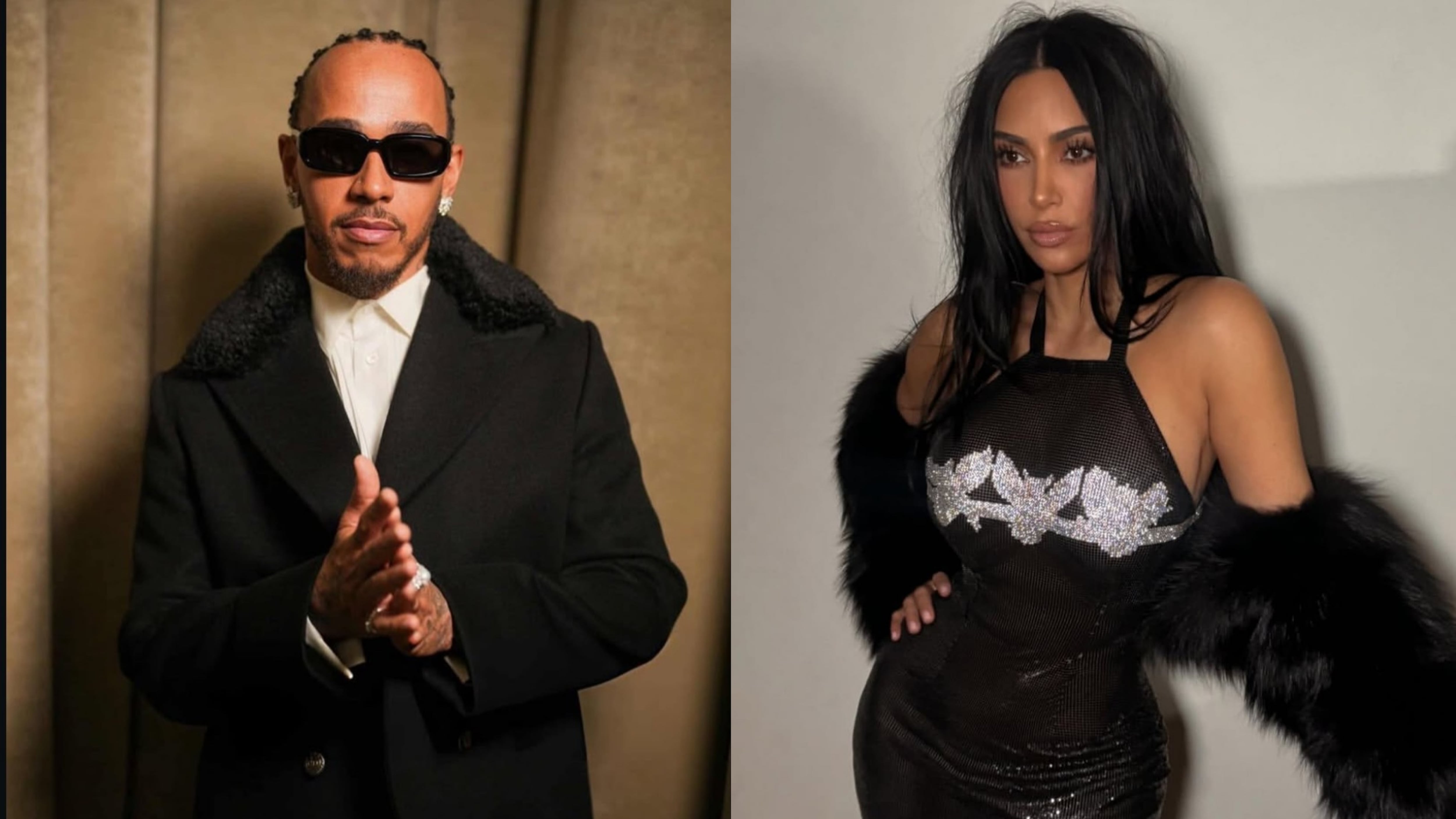 Lewis Hamilton tendría un romance con Kim kardashian.