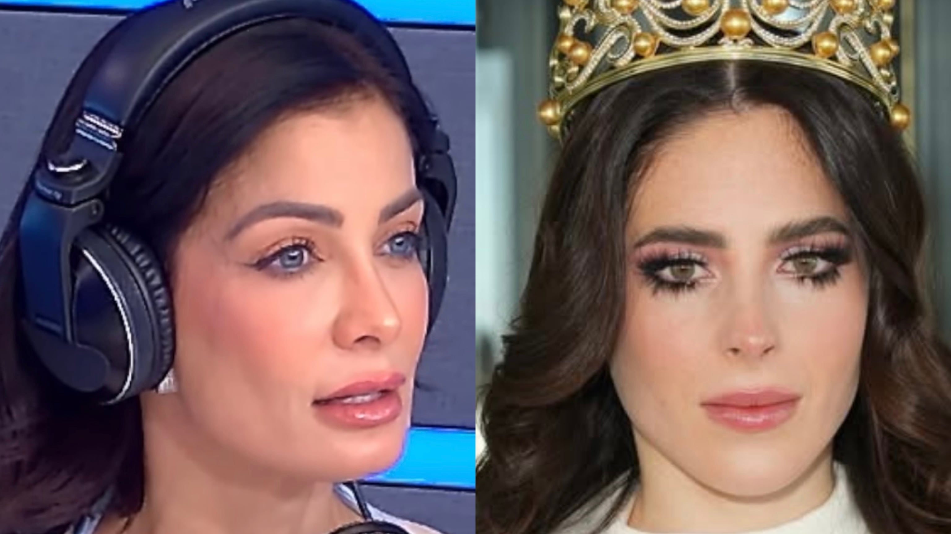 Dayanara Torres y Fátima Bosch Fernández.