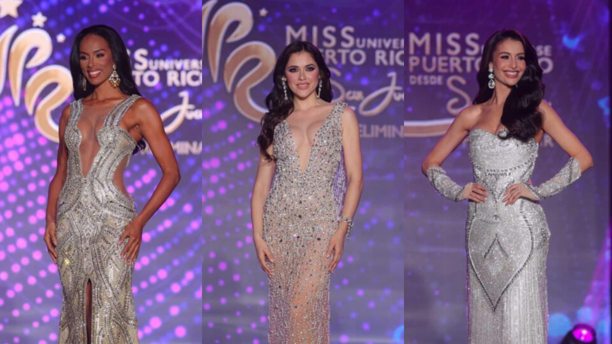 Miss Arroyo, Miss Corozal y Miss Salinas.