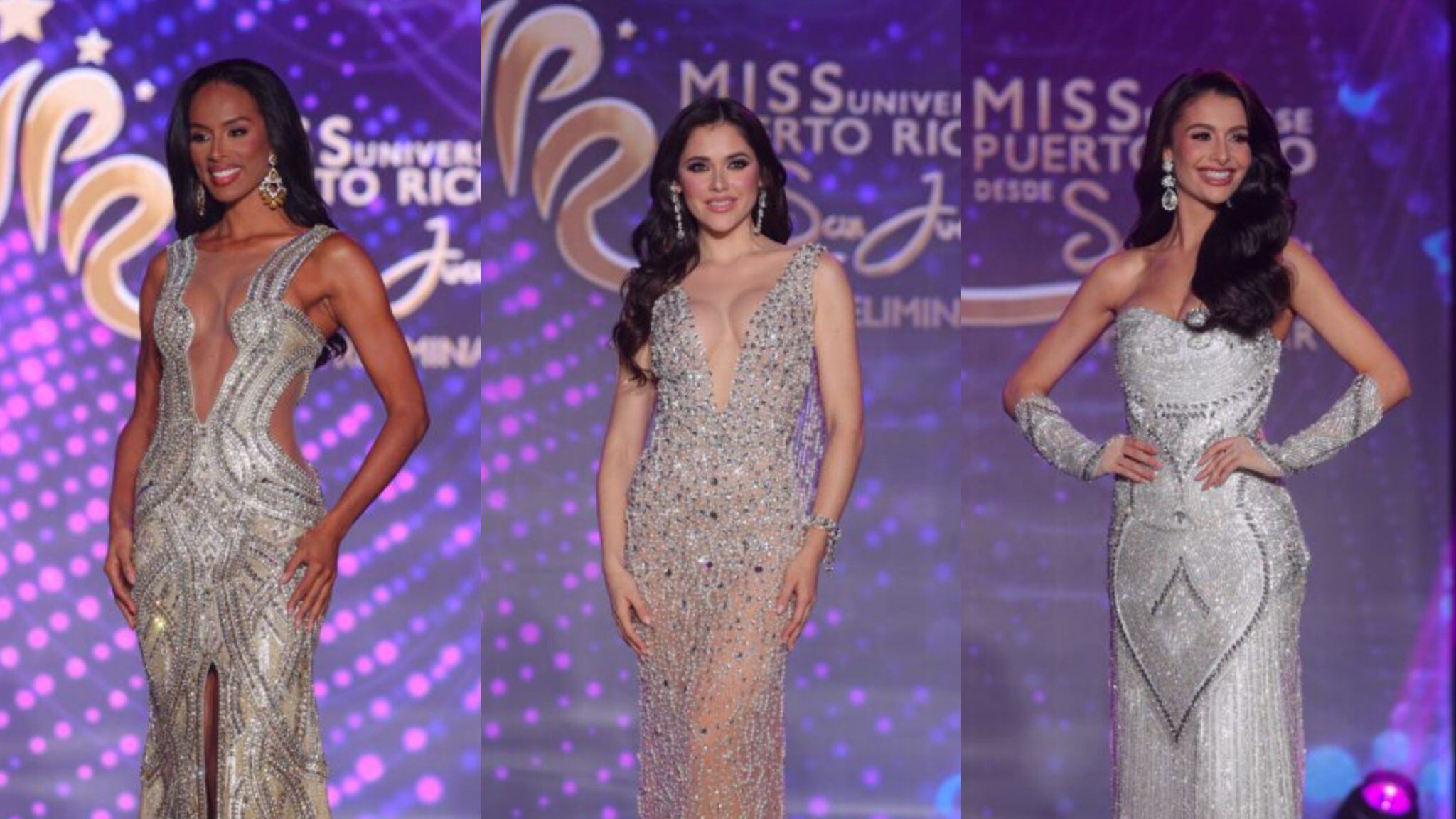 Miss Arroyo, Miss Corozal y Miss Salinas.