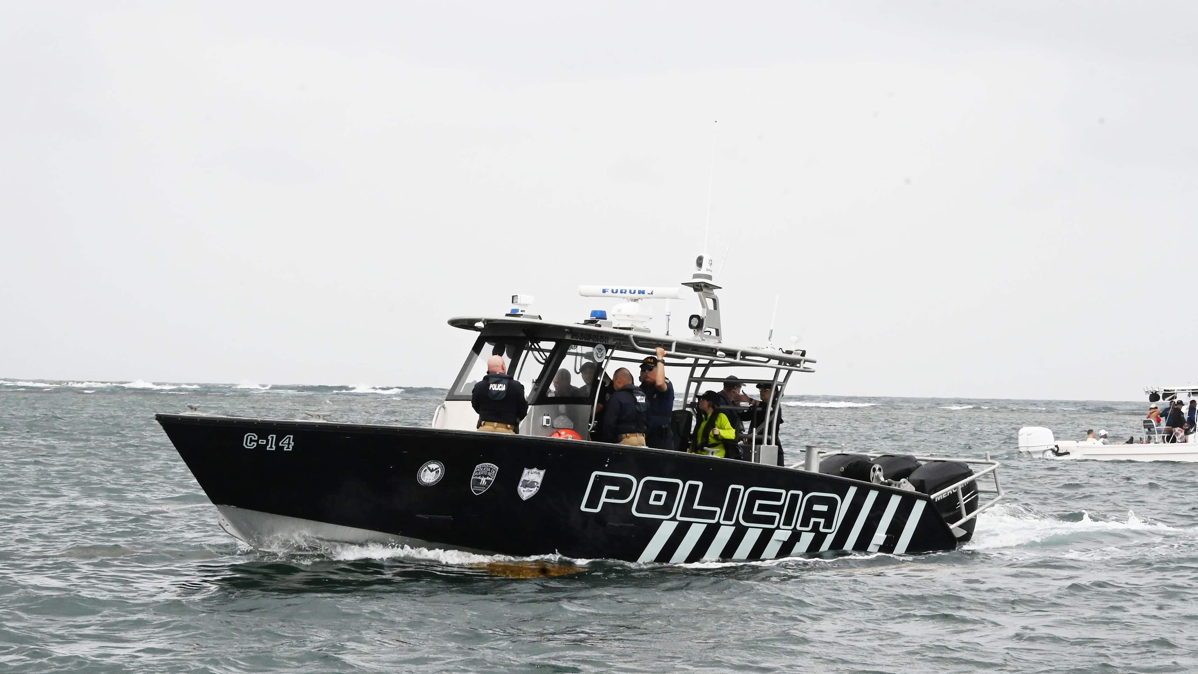 Patrullaje de la Marítima de la Policía.