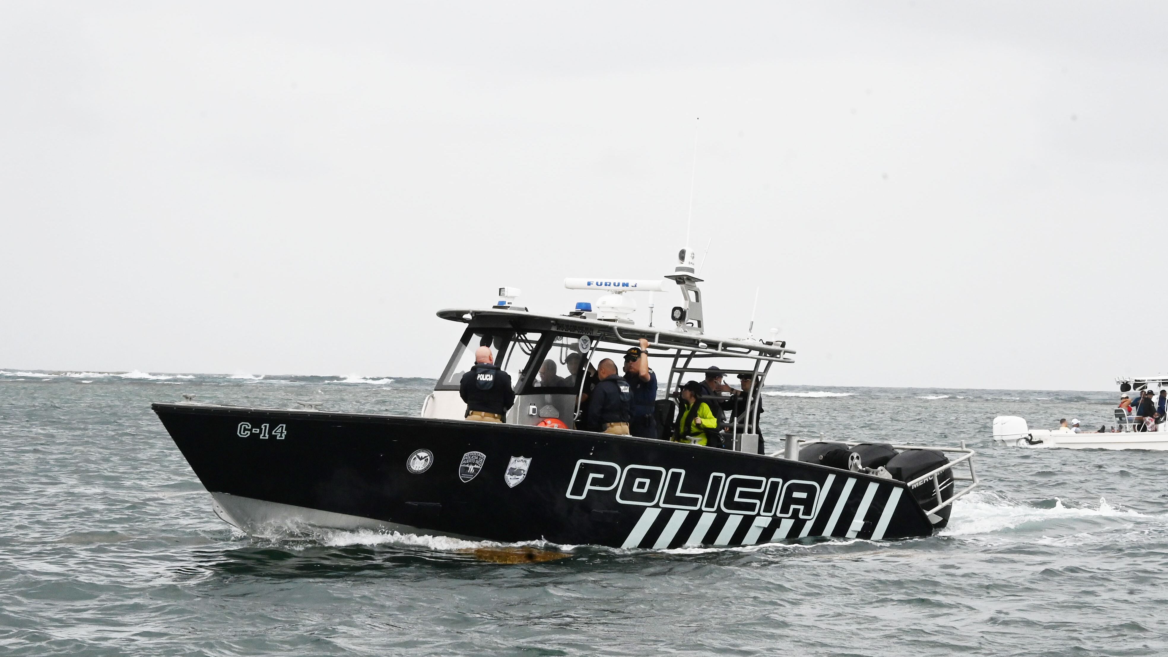 Patrullaje de la Marítima de la Policía.