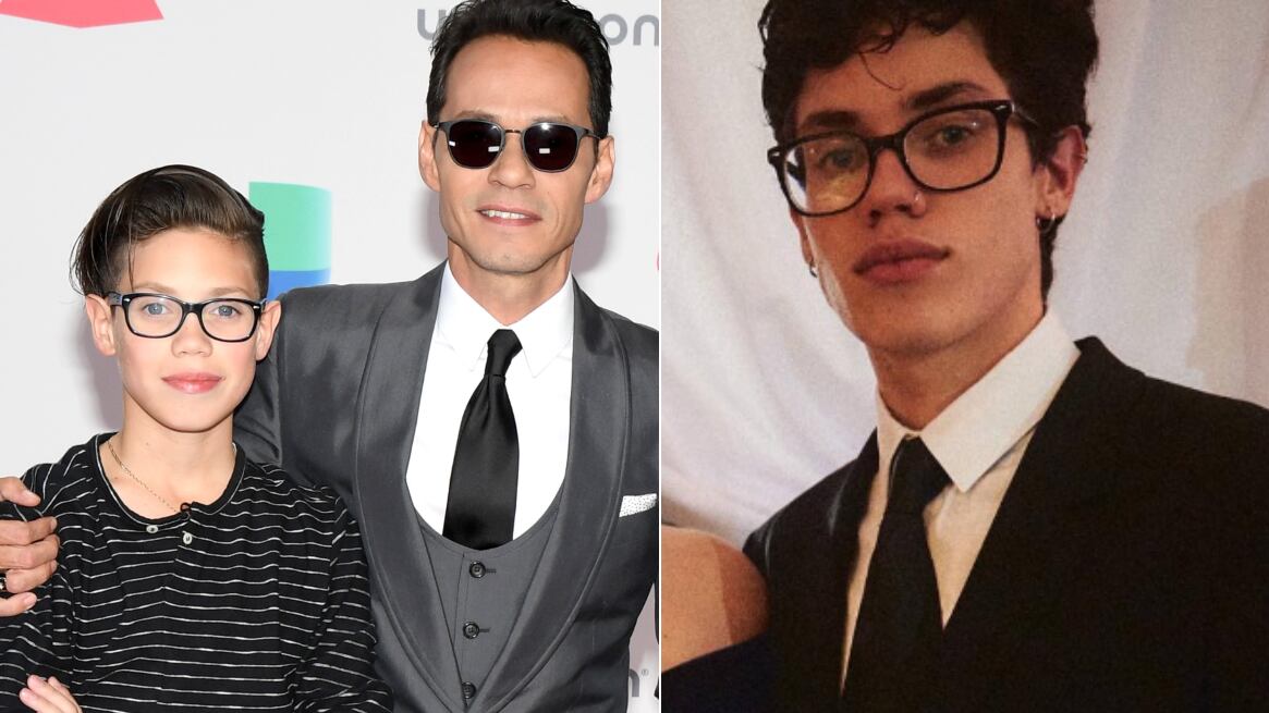 Marc Anthony y su hijo