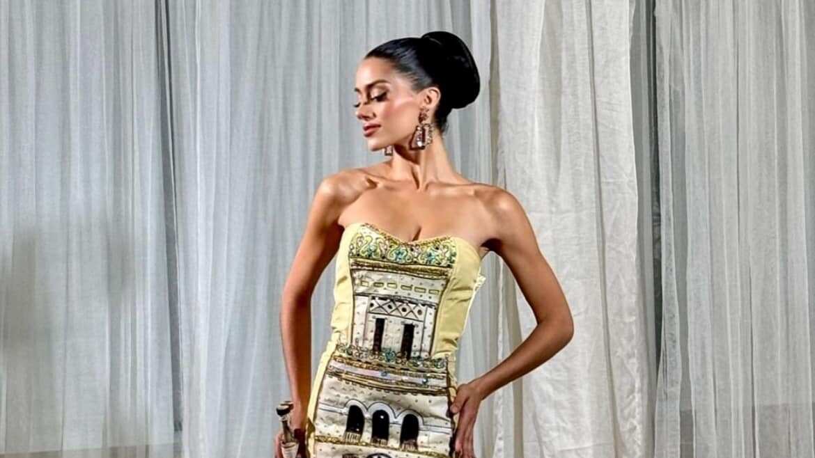 Traje nacional de Zahira Mariel Pérez Genera.