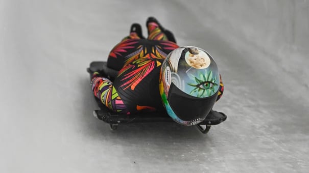 Kellie Delka completa su segundo día de entrenamientos en Cortina