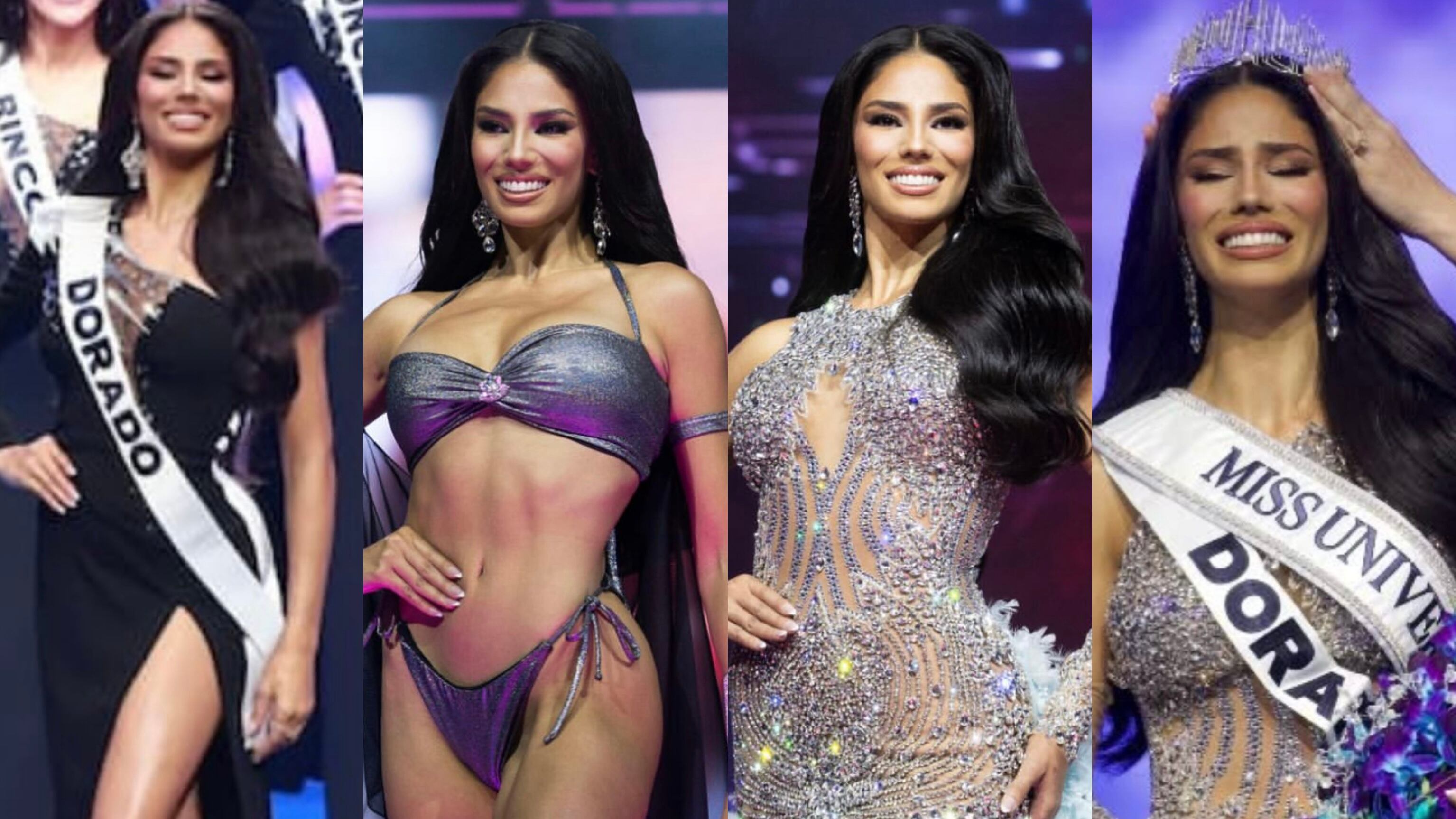 La nueva Miss Universe Puerto Rico 2025 en la final del concurso.