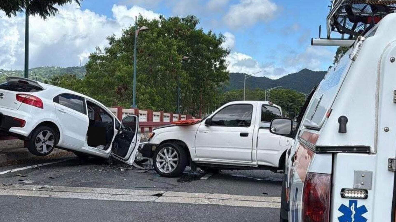 Accidente fatal en la carretera PR-156 de Caguas.