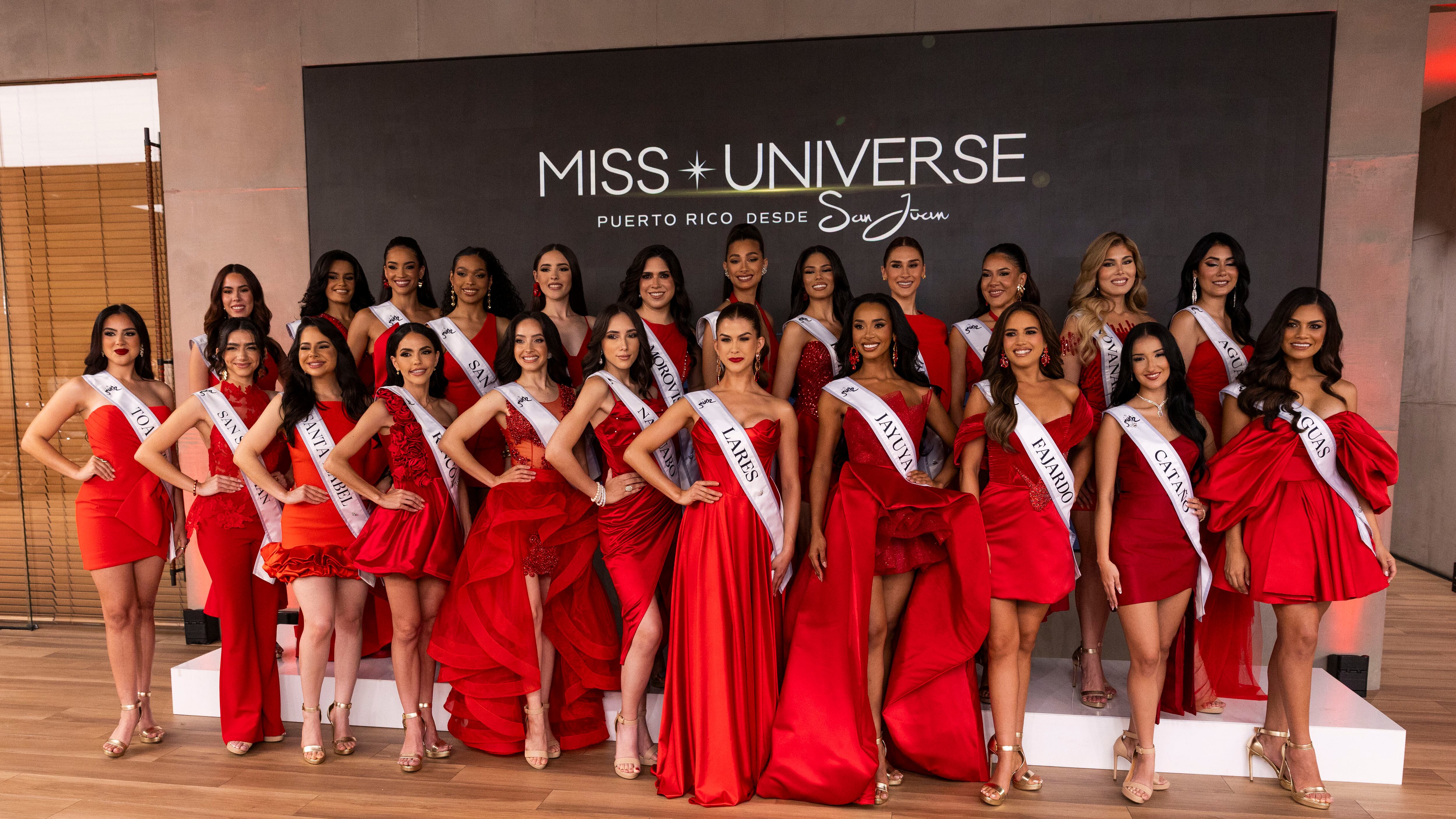 Candidatas de Miss Universe Puerto Rico 2025.