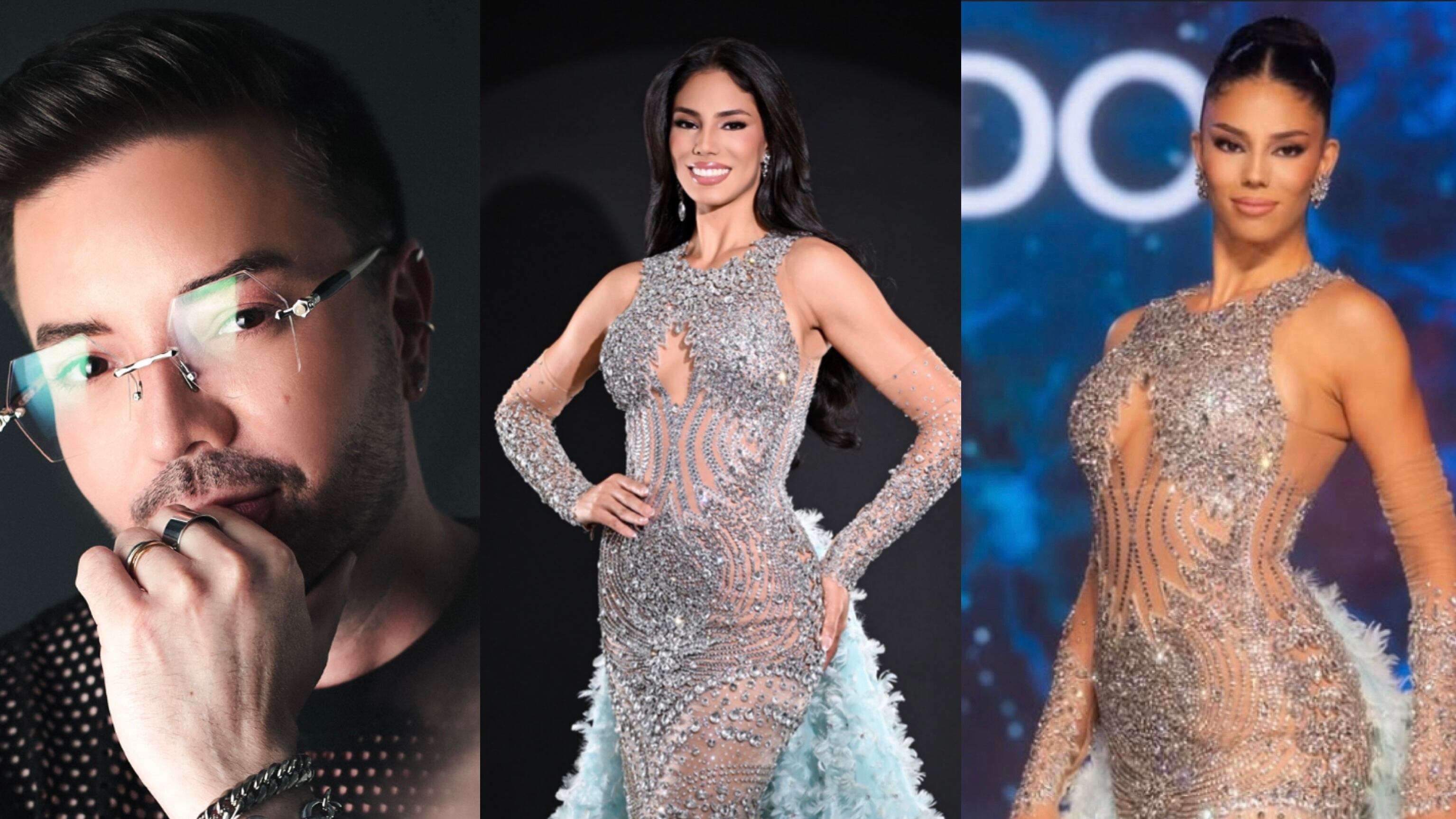 El estilista y creador de imagen Javier Moreno junto a Zashely N. Alicea Rivera, nueva MUPR 2025.