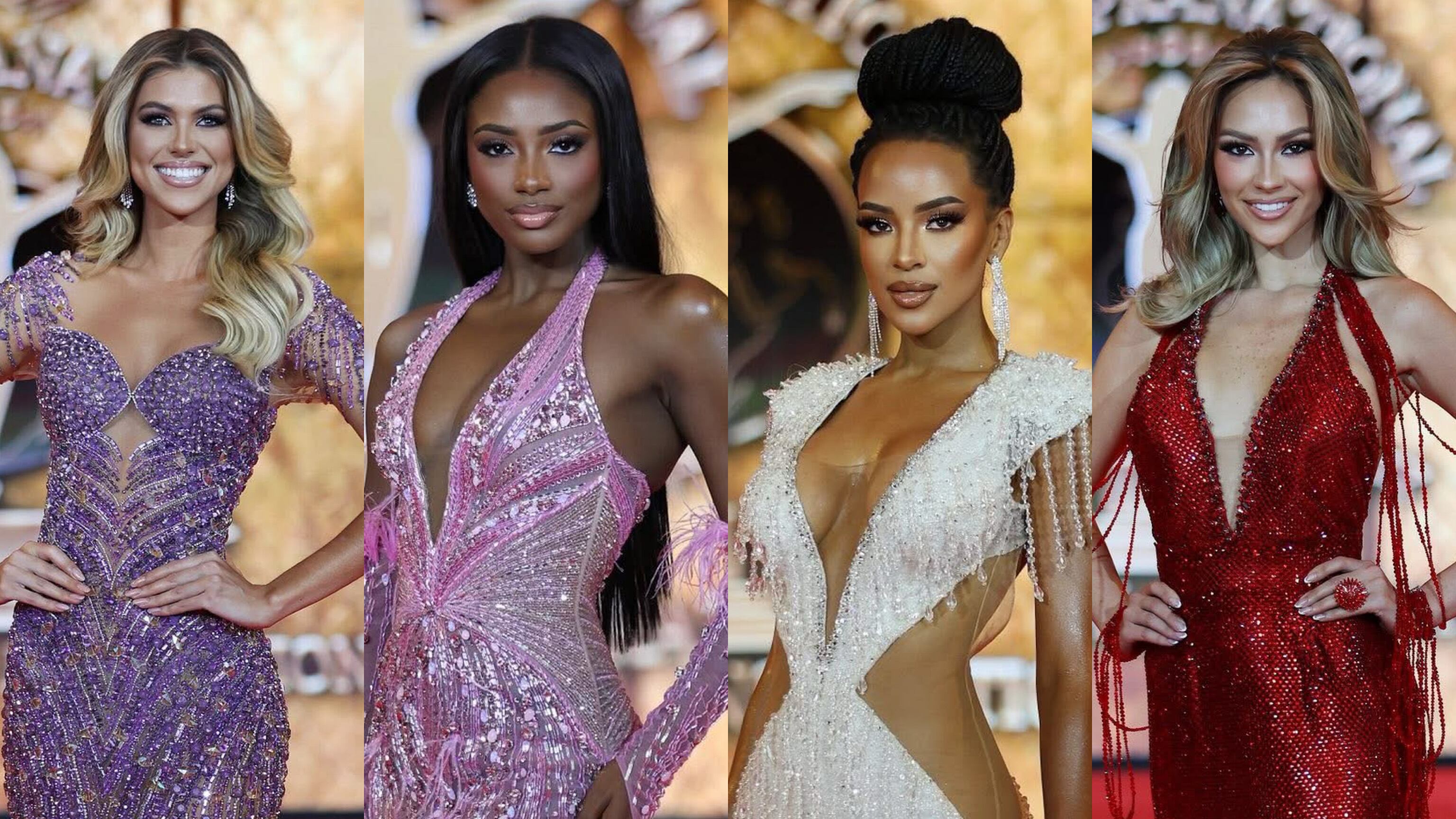 Candidatas de Brasil, Curazao, Costa Rica y Puerto Rico.