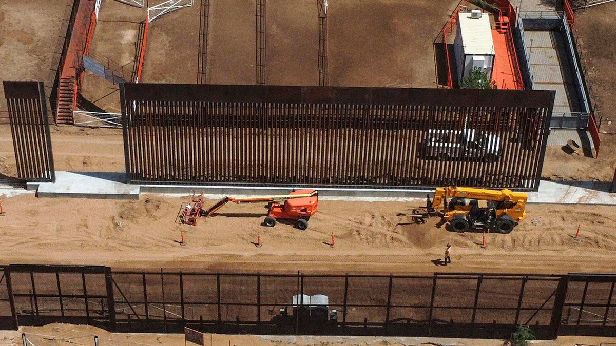 Nuevo muro fronterizo México-EE.UU.
