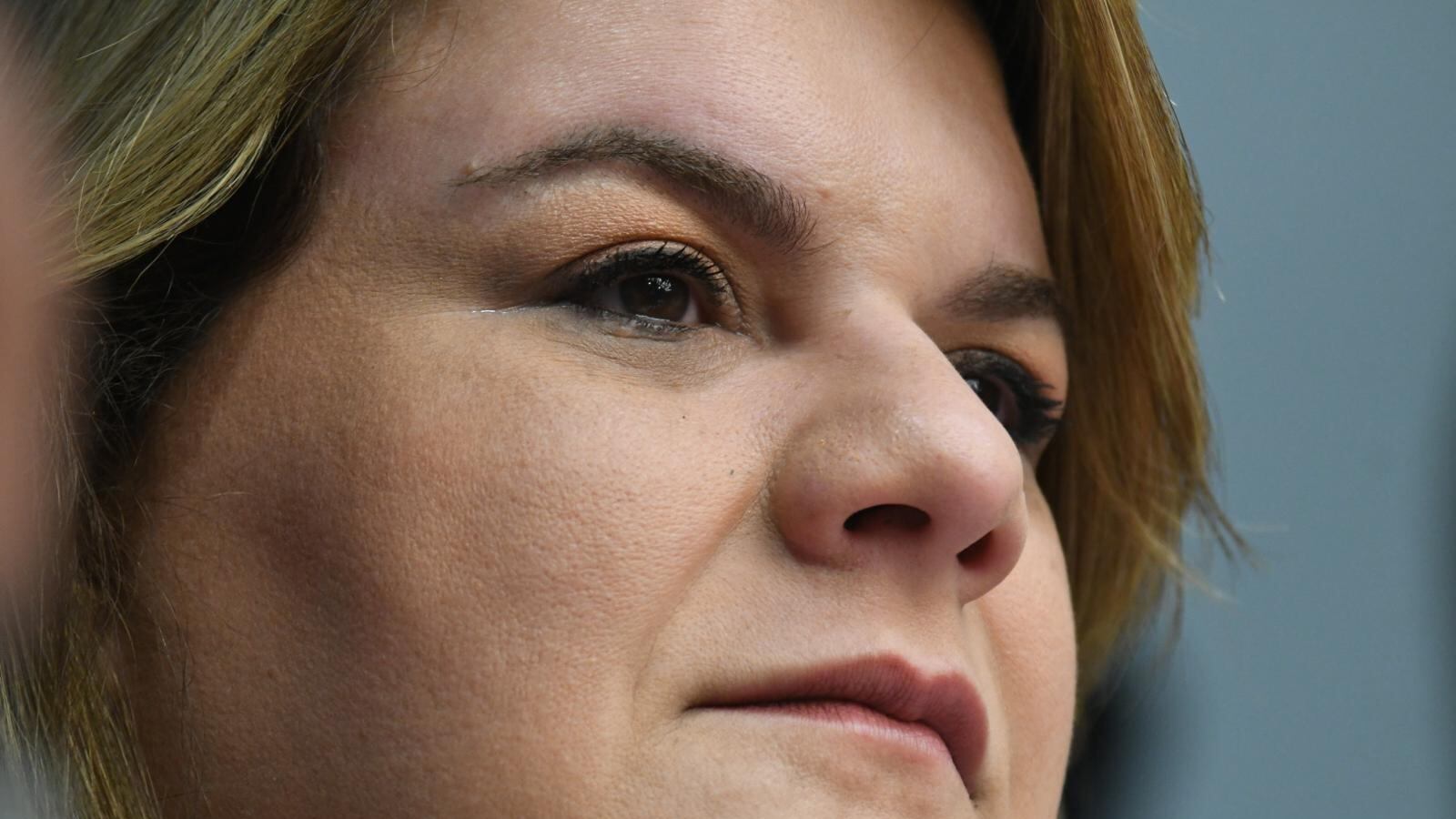 Jenniffer González Colón reunida con el secretario del Departamento de Educación, Eliezer Ramos.