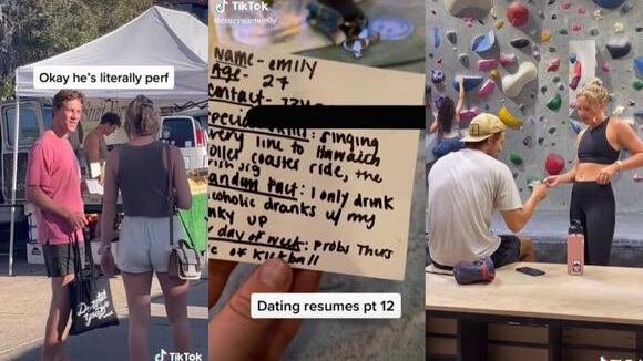 La idea de la joven de entrega r“currículum de citas” fue tomada por experiencias previas negativas.