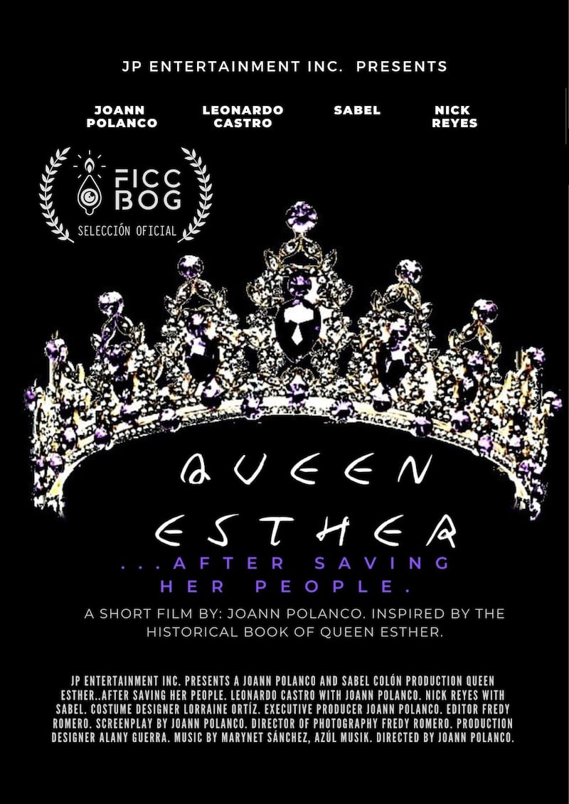 Afiche del cortometraje “Queen Esther After Saving Her People”.