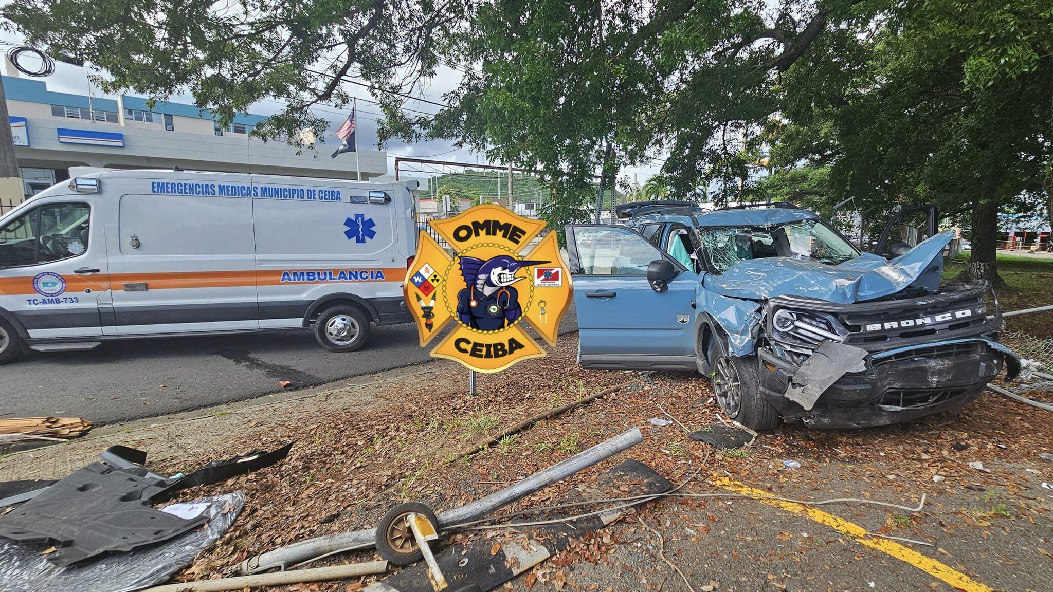 Accidente fatal frente a cuartel de Ceiba.