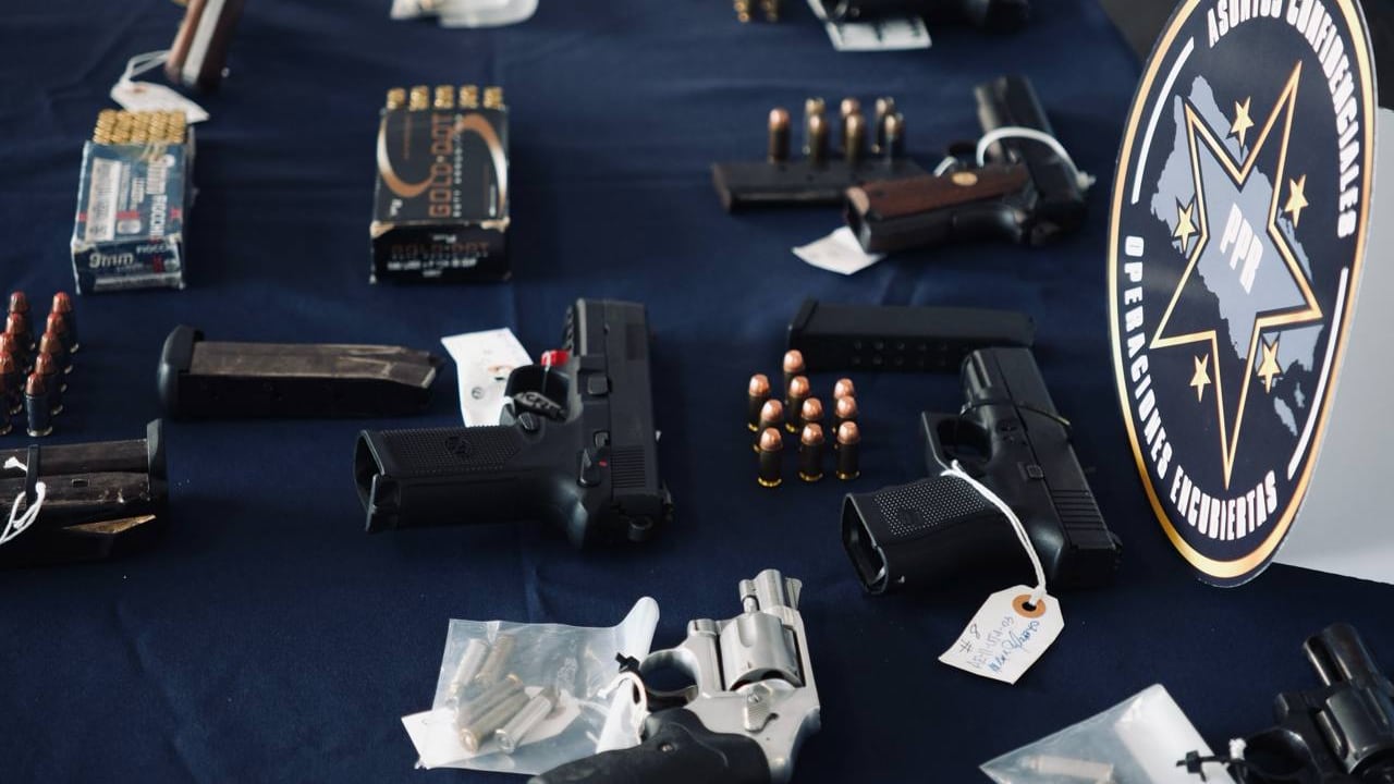 Operativo contra organizaciones criminales.