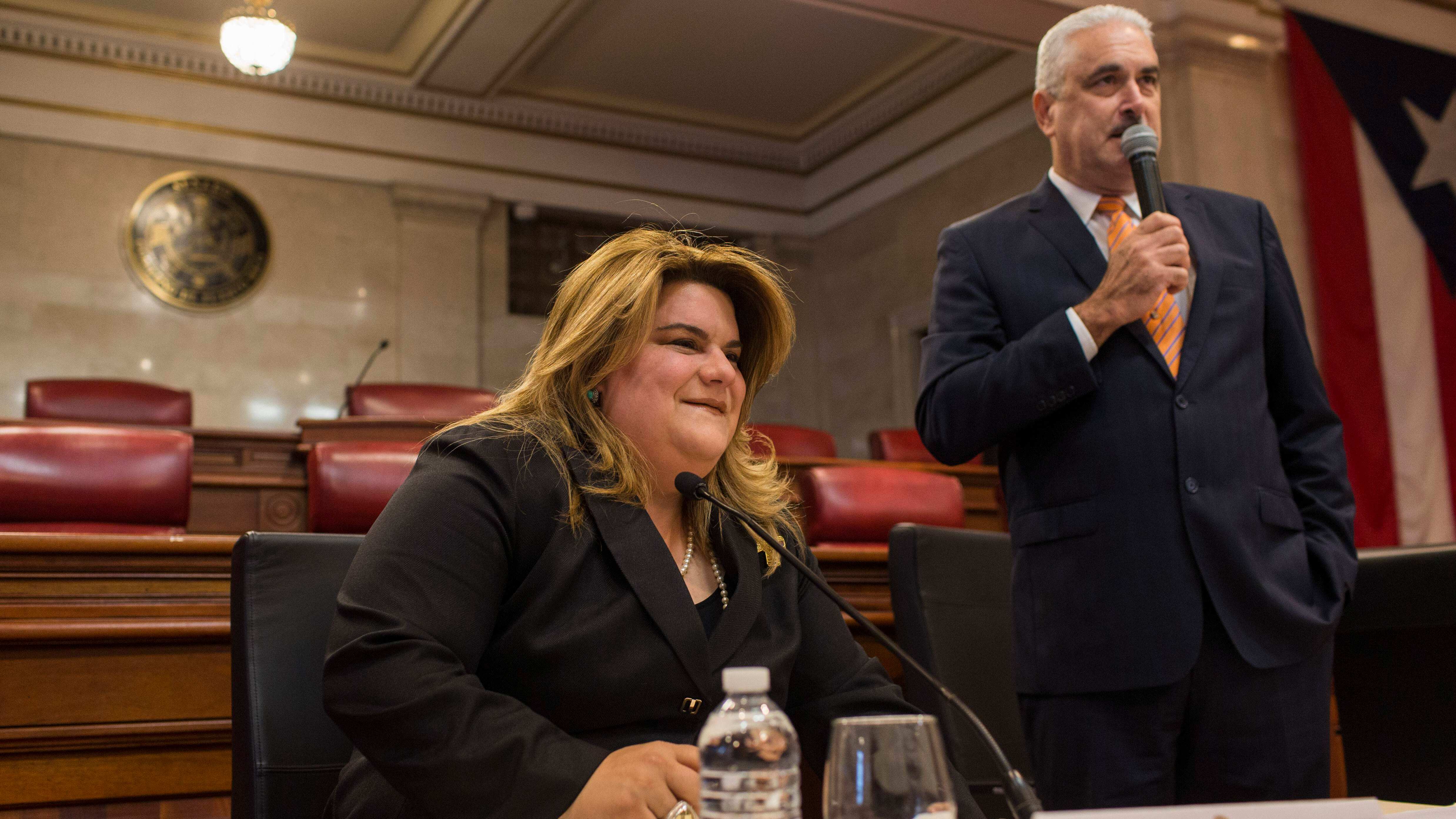 Jenniffer González y Thomas Rivera Schatz.