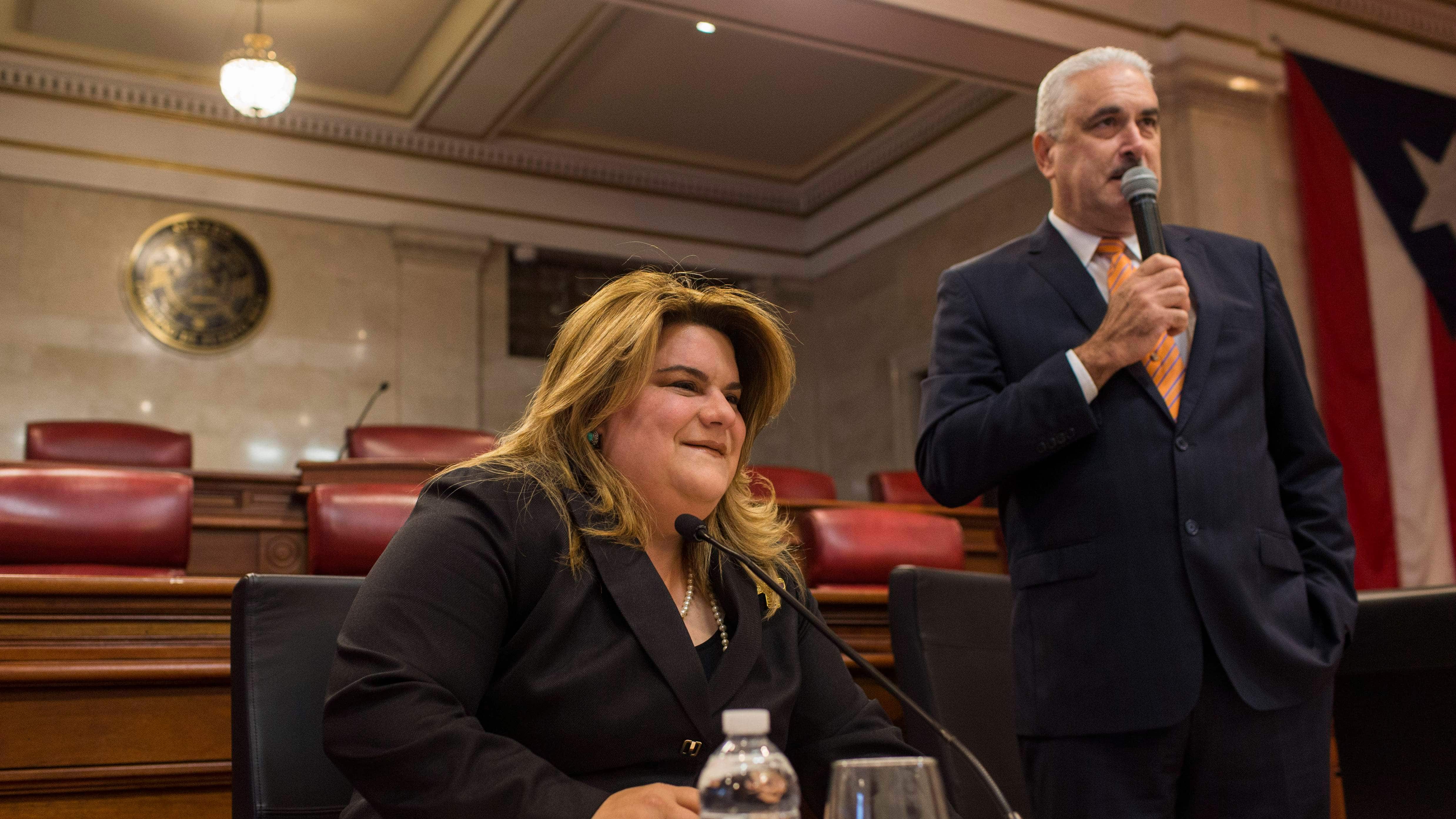 Jenniffer González y Thomas Rivera Schatz.