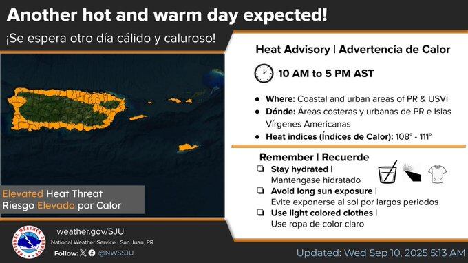 Se espera otro día caluroso seguido de fuertes tronadas en el interior y el noroeste en la tarde.