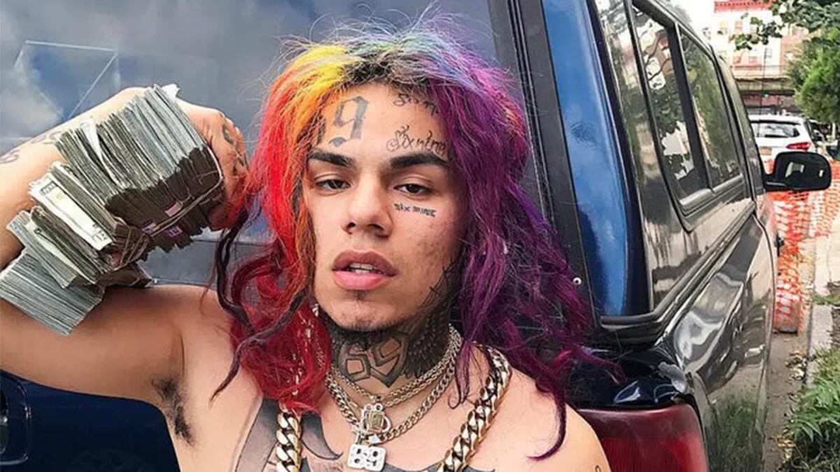 Rapero Tekashi 6ix9ine.