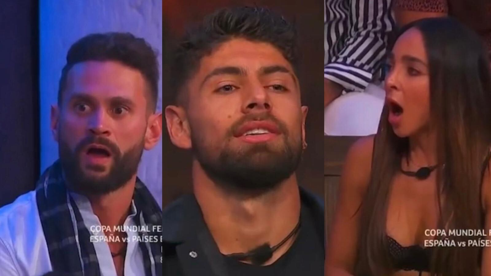 Beta Mejía (centro) fue eliminado en la octava votación del programa.