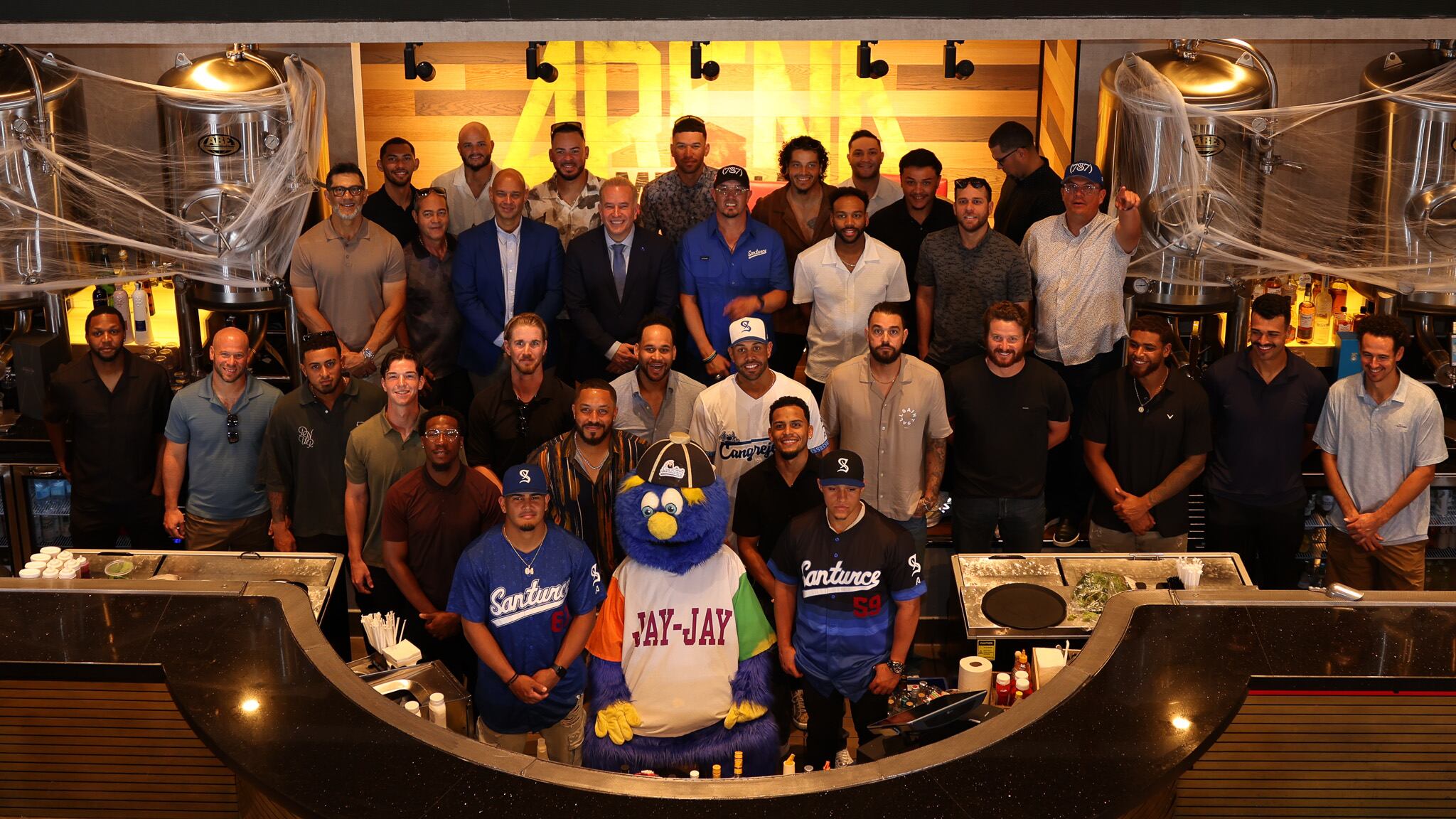 Cangrejeros de Santurce para la temporada 2025-26 de la pelota invernal.