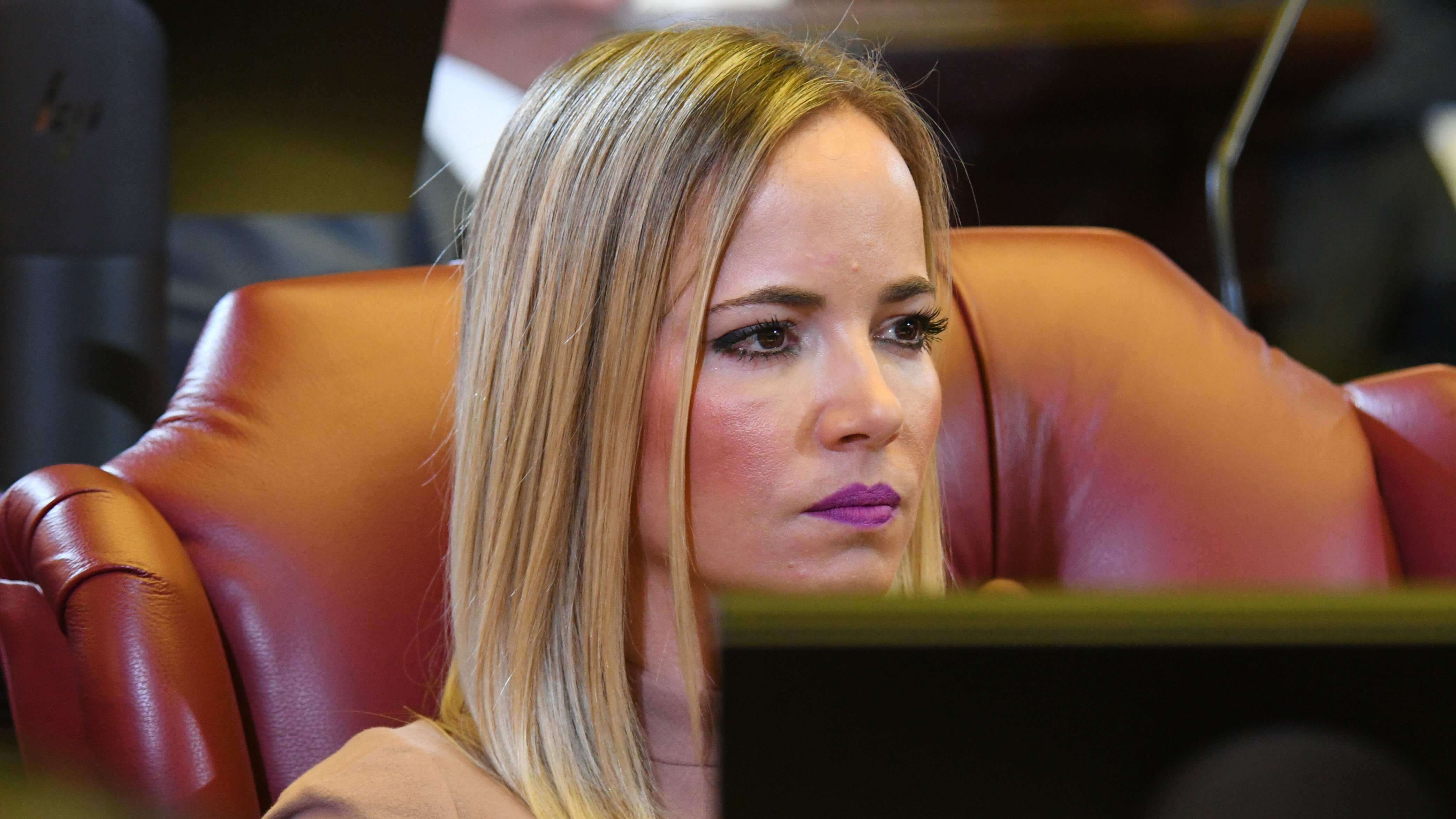 La senadora Joanne Rodríguez Veve por el Partido Dignidad