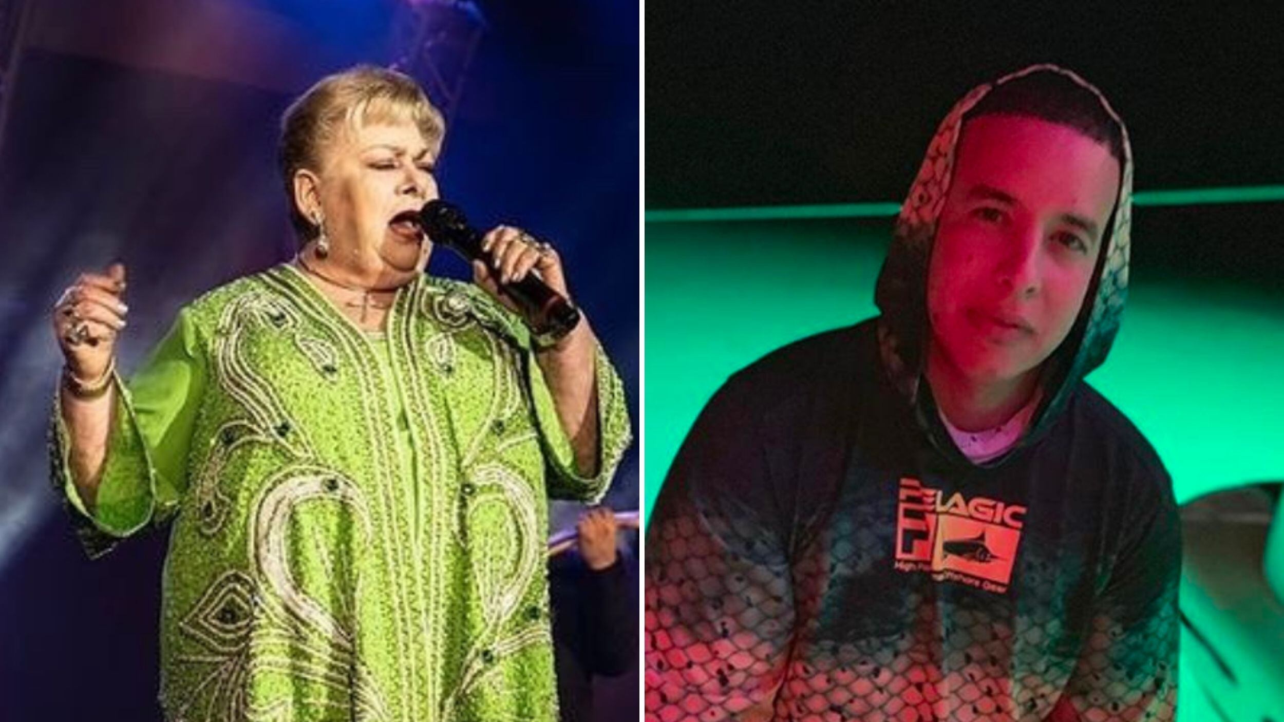 Daddy Yankee y Paquita la de Barrio.