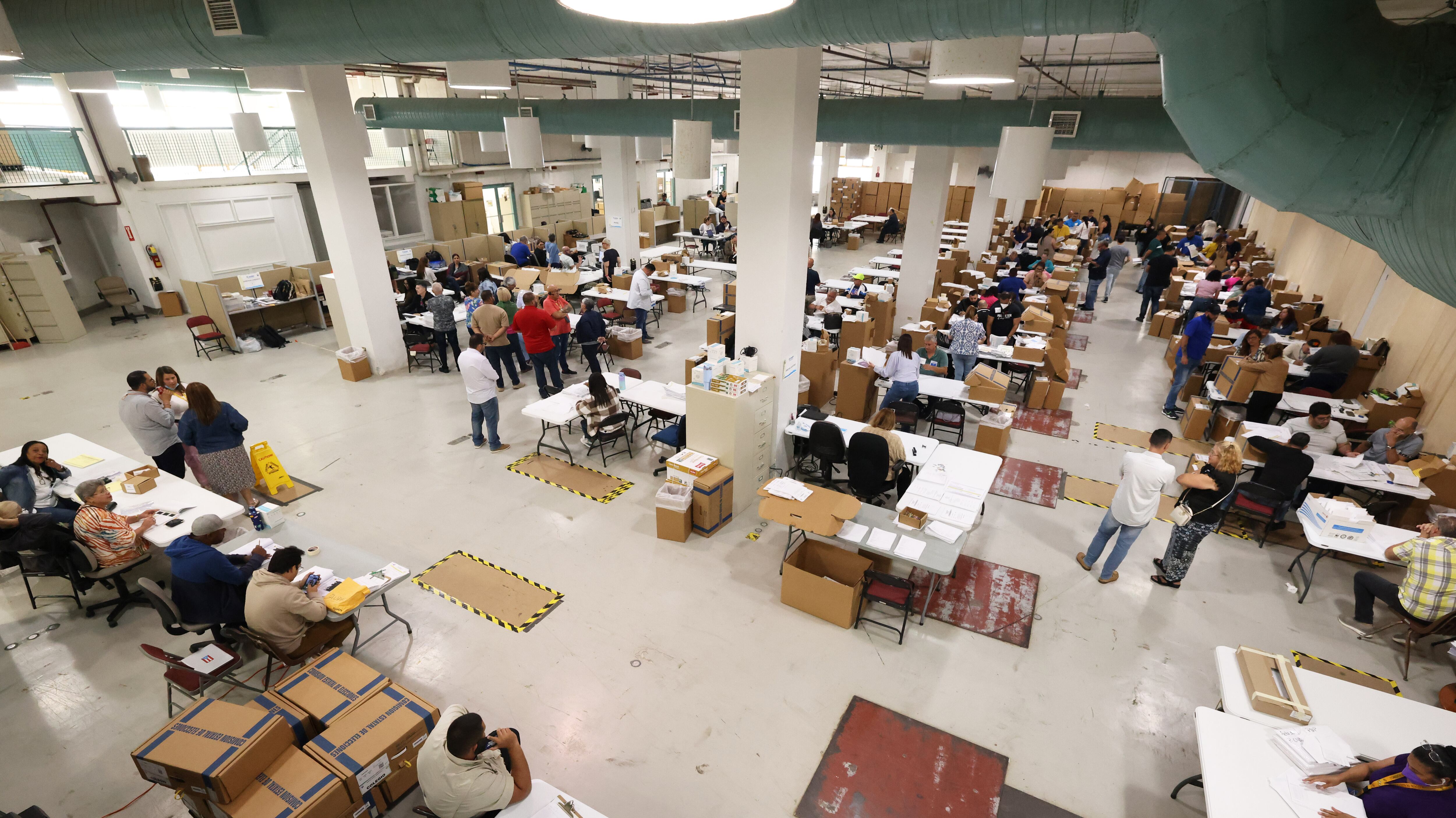 El escrutinio de las primarias del PNP se retrasó tras las discrepancias en los resultados divulgados.
Foto por Brandon Cruz González | Centro de Periodismo Investigativo